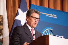 Texas Governor Rick Perry: Energy Independence In America. Commonwealth Club Image